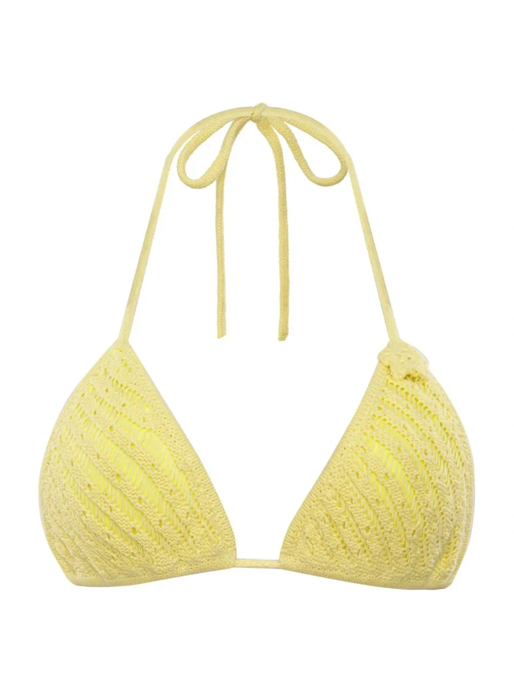 Frankies Bikinis Tide Crochet Triangle Bikini Top and Bottom